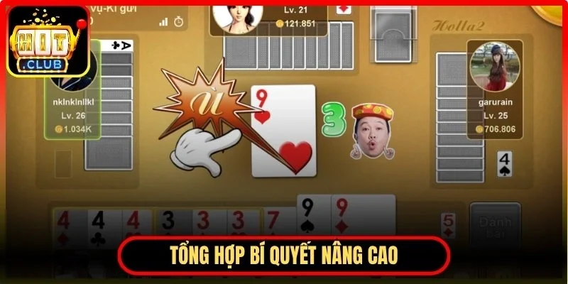 Tổng hợp bí quyết nâng cao trong bài phỏm hữu ích