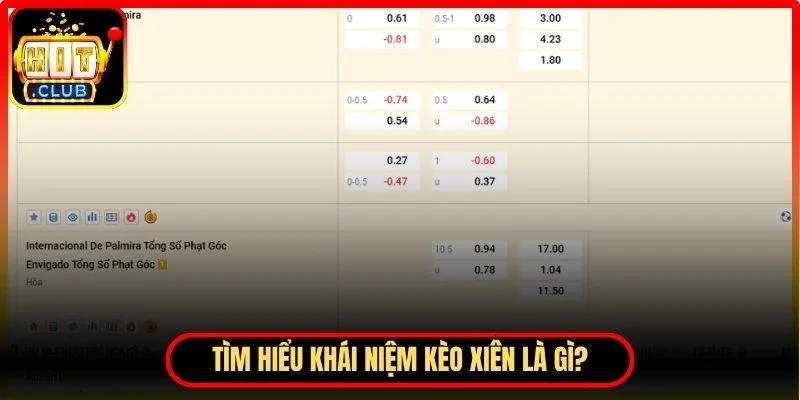 Khái niệm kèo xiên là gì