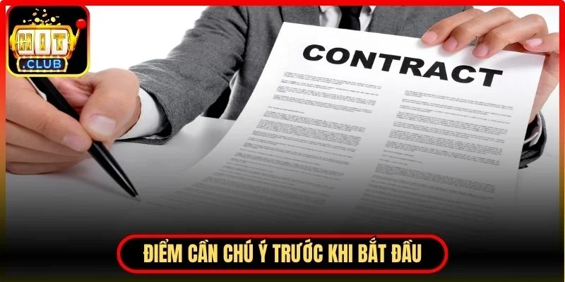Một vài điểm cần chú ý trước khi bắt đầu sử dụng dịch vụ