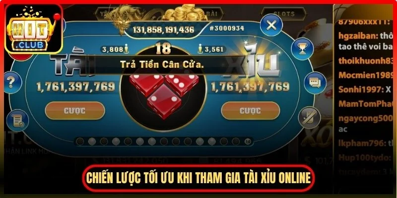 Chiến lược tối ưu khi tham gia tài xỉu online