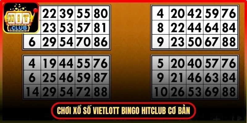 Bắt đầu từ cách chơi xổ số vietlott Bingo Hitclub cơ bản